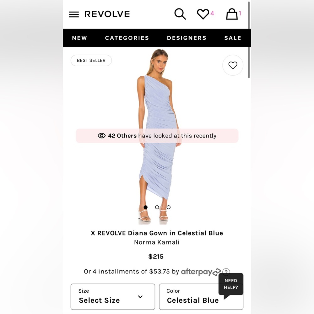 Norma Kamali Diana Gown